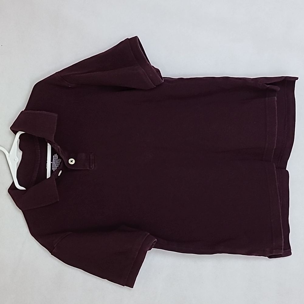 Cherokee Ultimate Polo Pre-loved Sz S Plum High Low